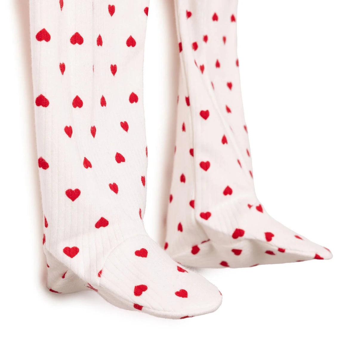 HelloBaby Polka Dot Long Sleeve Baby Sleepsuit with Feet (Newborn to 6-9 Months) Ecru Printed - ebebek