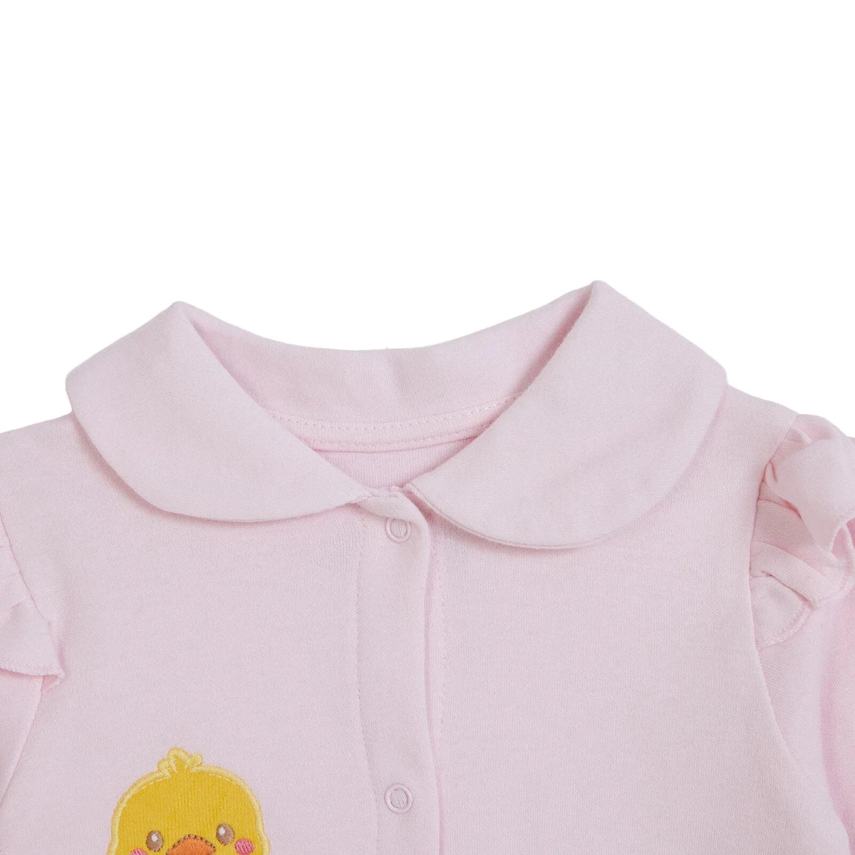 HelloBaby Chick Print Footless Baby Sleepsuit (Newborn to 6-9 Months) Light Pink - ebebek