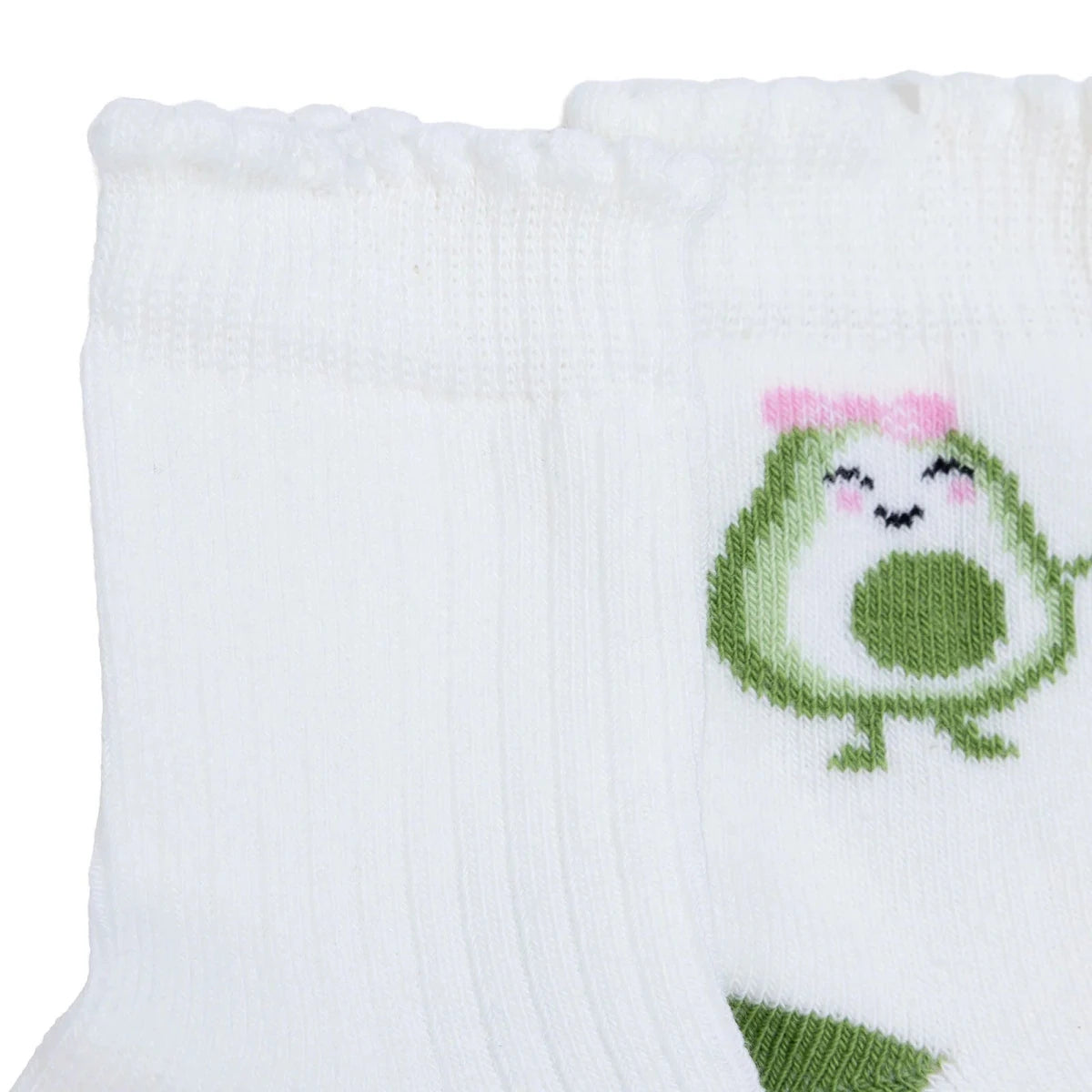 HelloBaby Fruit Print 5 Pack Ankle Baby Socks (Newborn to 4-5 Years) Light Pink - ebebek