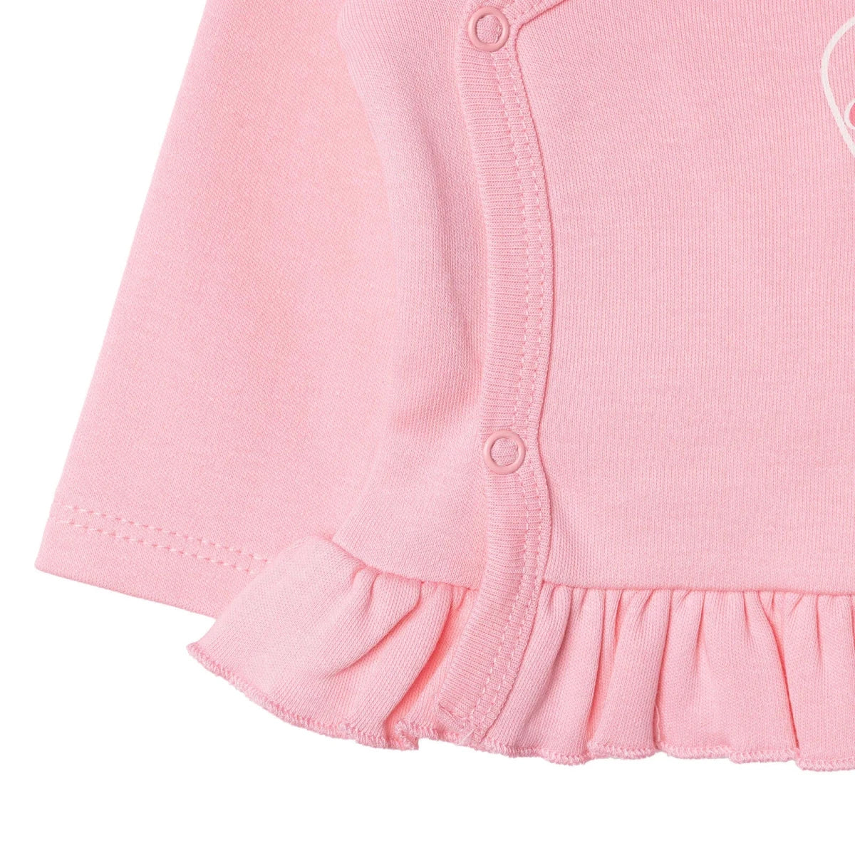 HelloBaby Heart Print Baby Hat, Vest & Bottoms Set (Newborn to 3-6 Months) Pink - ebebek