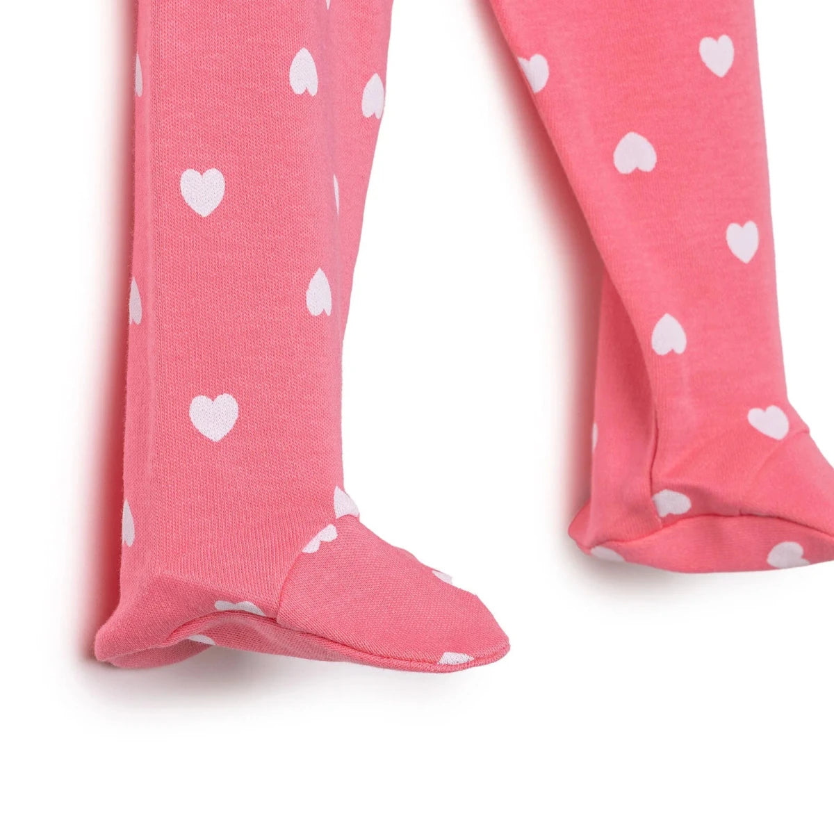 HelloBaby Heart Print Baby Hat, Vest & Bottoms Set (Newborn to 3-6 Months) Pink - ebebek