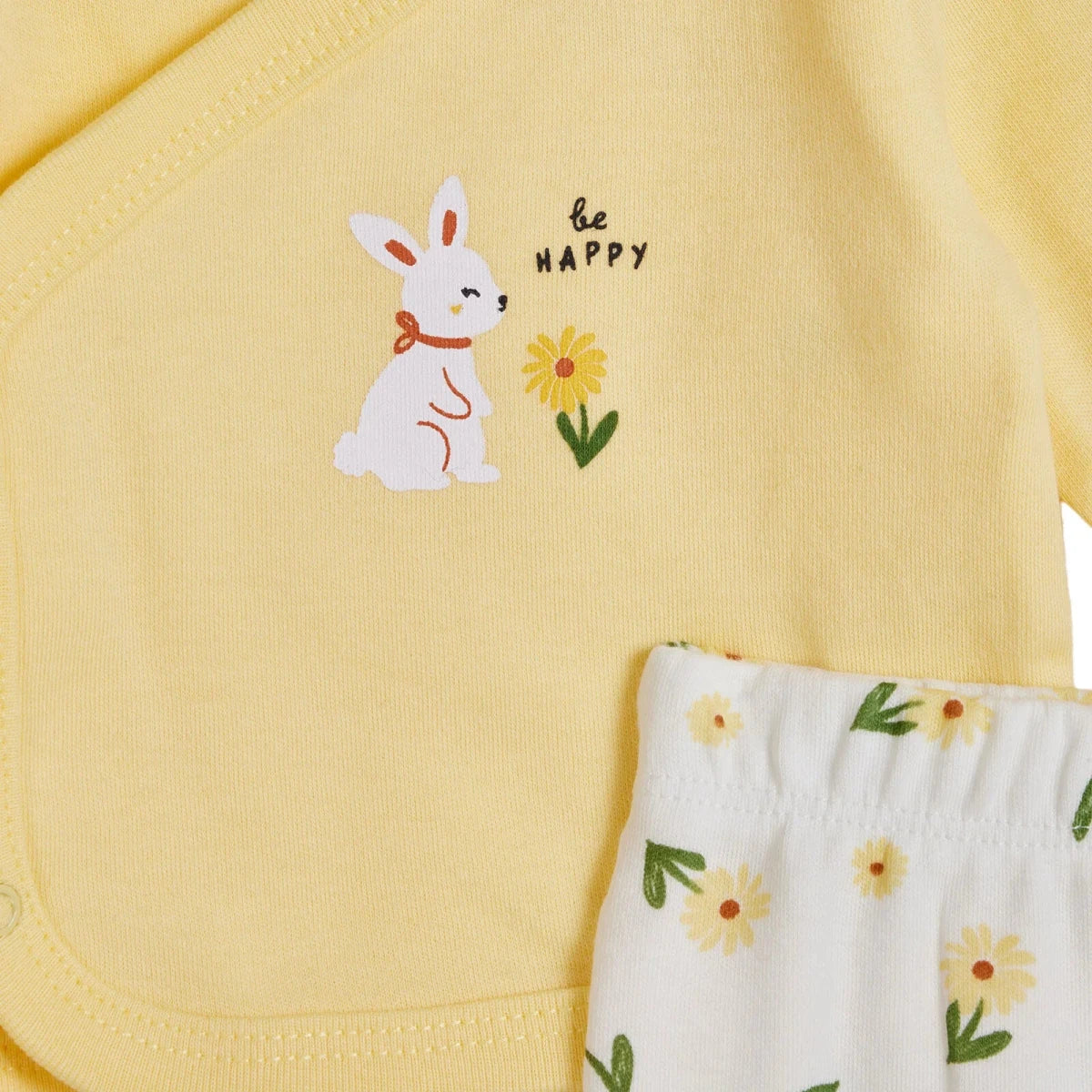 HelloBaby "Sweet Heart" Slogan Baby Hat, Vest & Bottoms Set (Newborn to 3-6 Months) Ecru Printed - ebebek