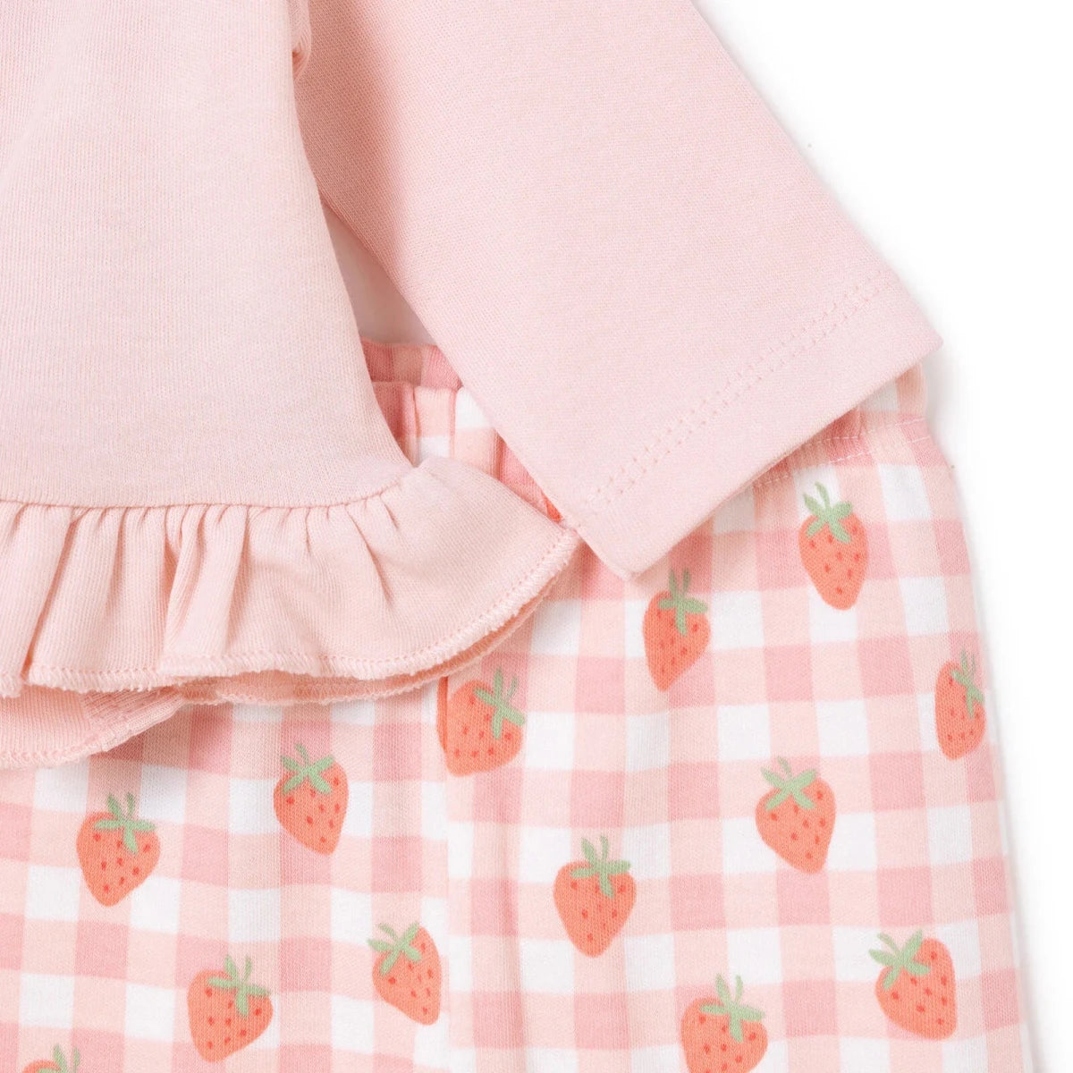 HelloBaby Strawberry Print Baby Hat, Vest & Bottoms Set (Newborn to 3-6 Months) Pink - ebebek