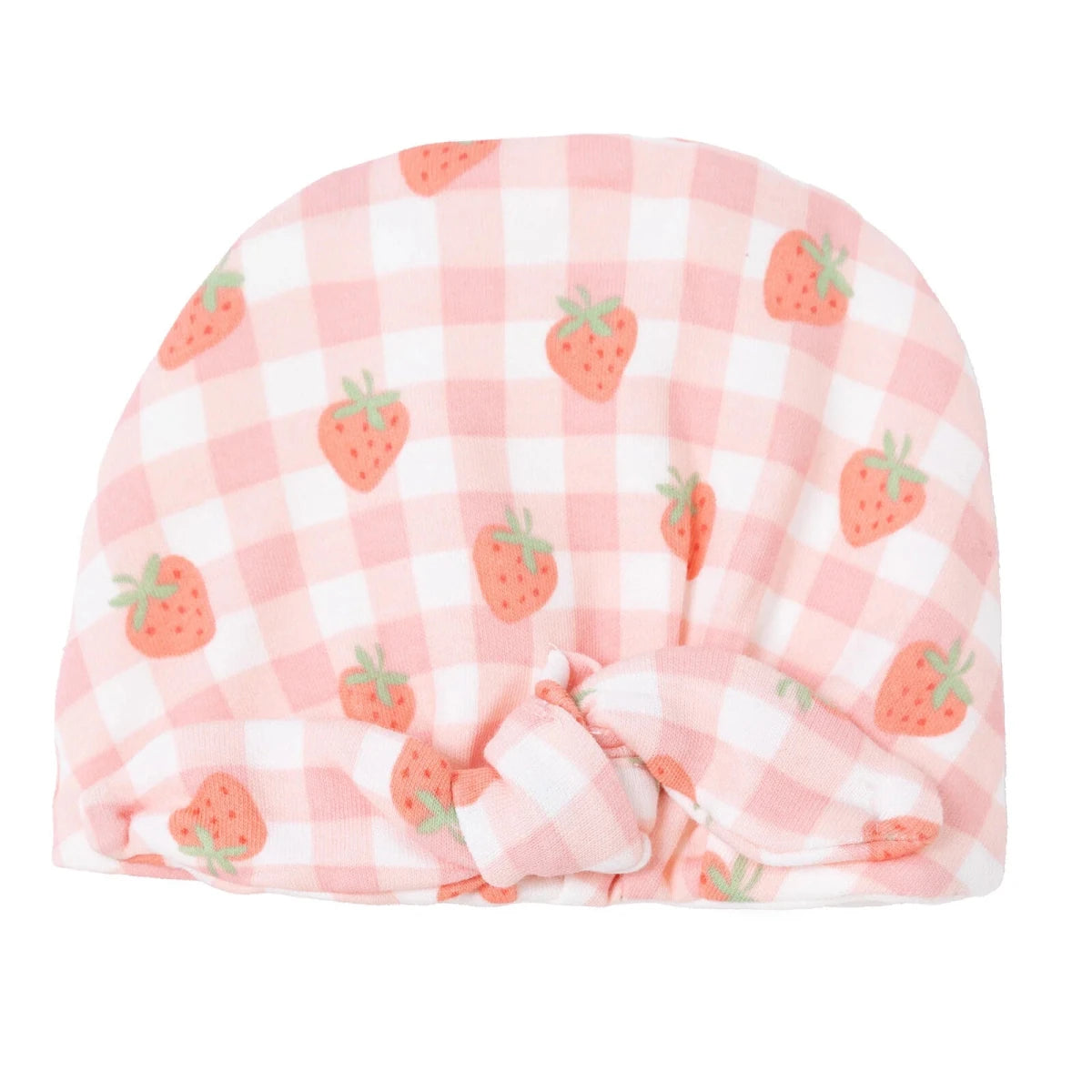 HelloBaby Strawberry Print Baby Hat, Vest & Bottoms Set (Newborn to 3-6 Months) Pink - ebebek