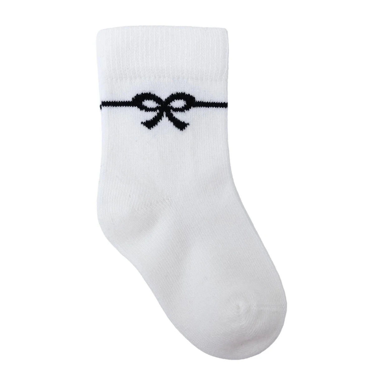 HelloBaby 3 Pack Bow Print Ankle Baby Socks (Newborn to 2-3 Years) - Black Black - ebebek