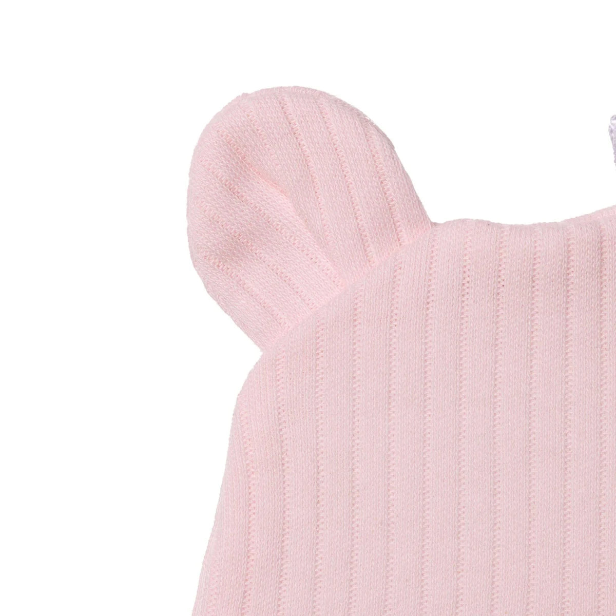 HelloBaby Bear Print Interlock Baby Hat (Newborn) Pink - ebebek