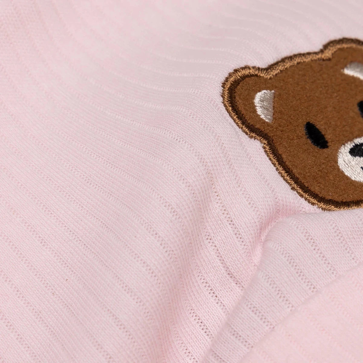 HelloBaby Bear Print Interlock Baby Hat (Newborn) Pink - ebebek