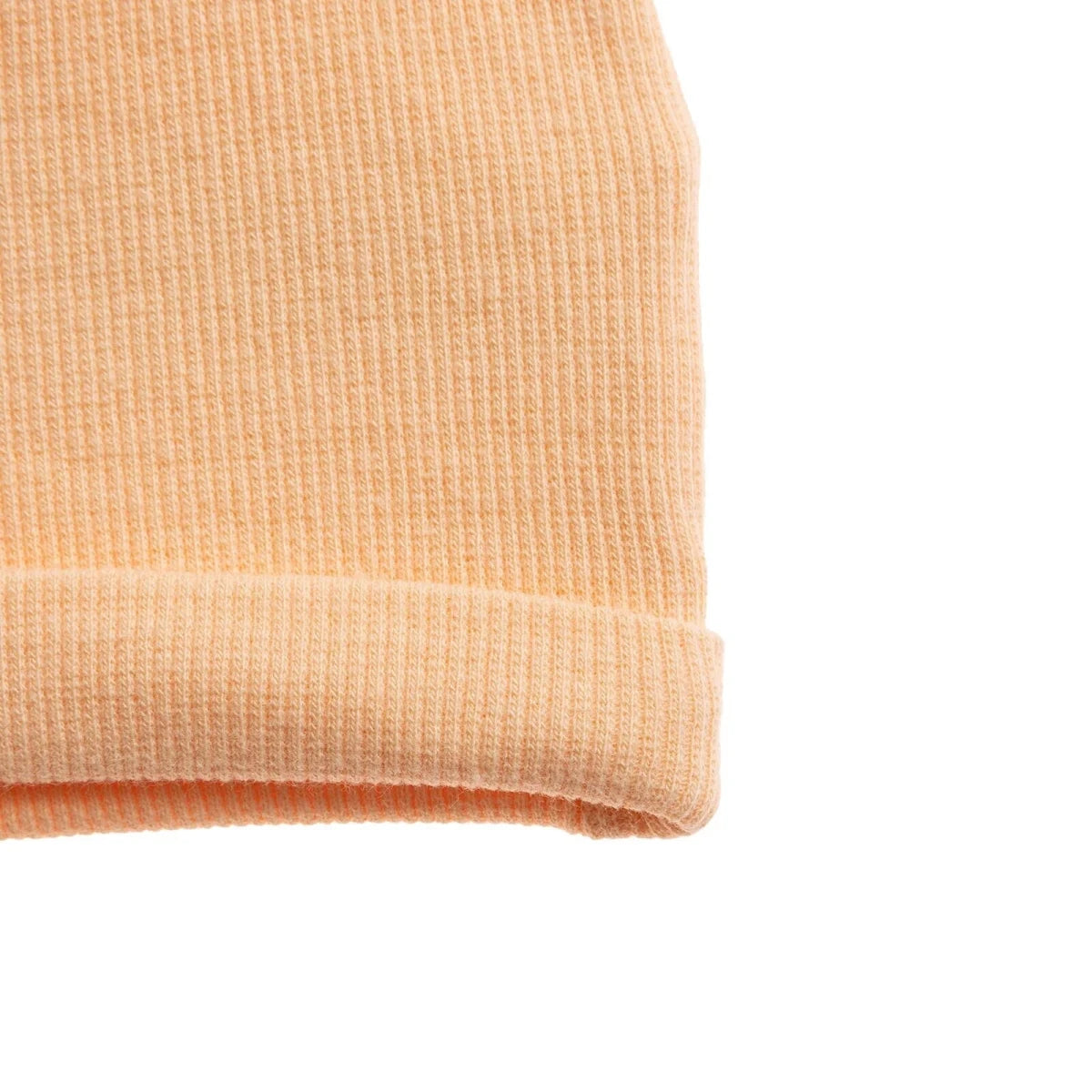HelloBaby Ribbed Baby Hat (Newborn) Salmon - ebebek