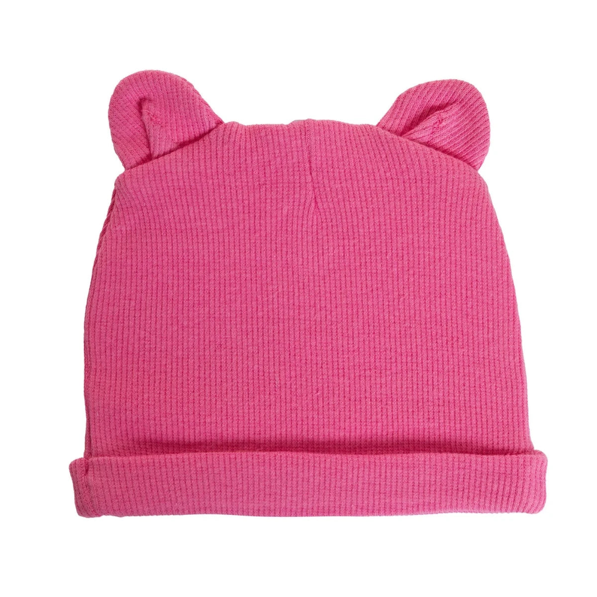 HelloBaby Ribbed Baby Hat (Newborn) Dark Pink - ebebek