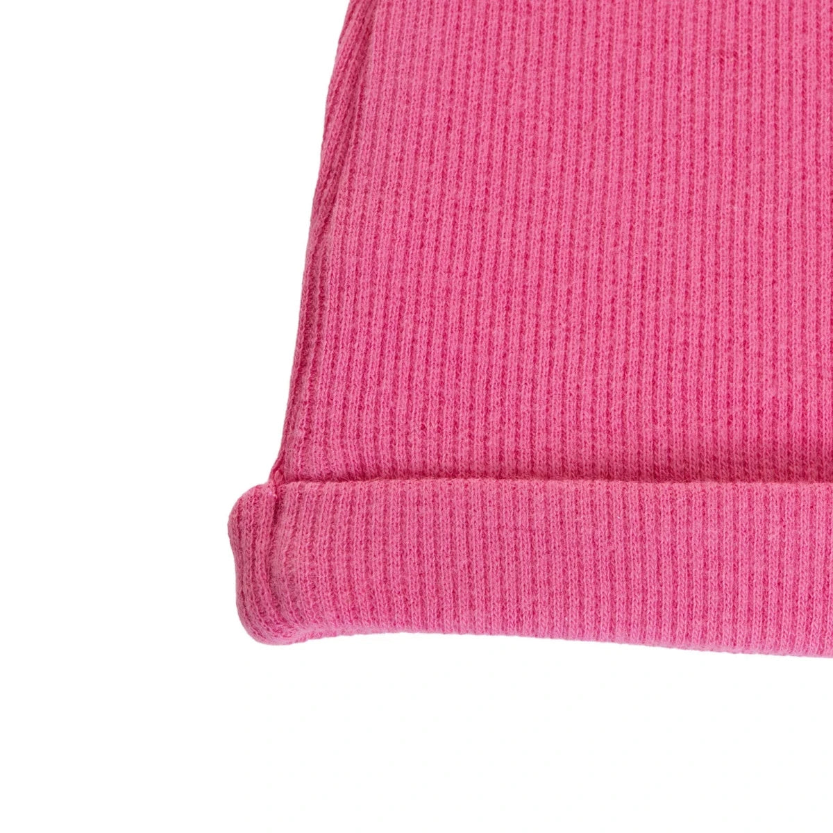 HelloBaby Ribbed Baby Hat (Newborn) Dark Pink - ebebek