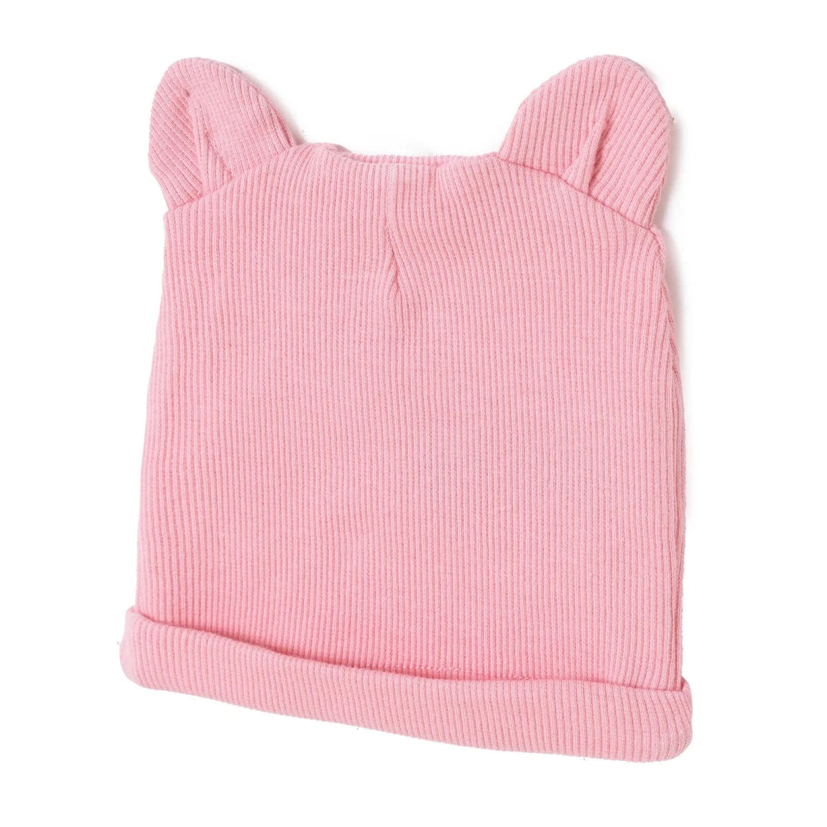HelloBaby Slogan Print Ribbed Baby Hat (Newborn) Pink - ebebek
