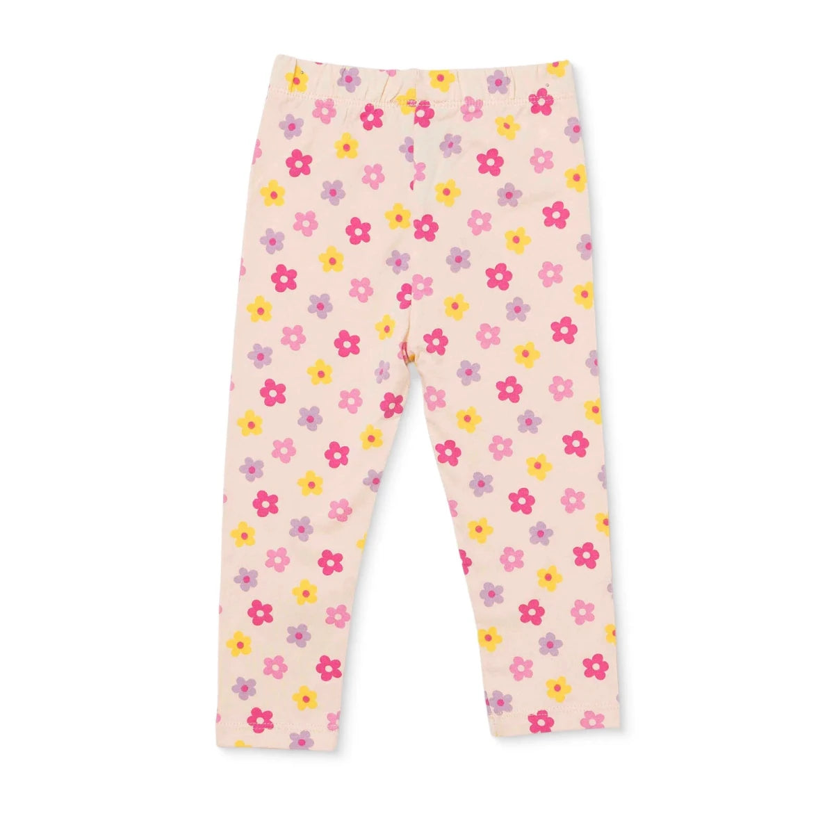 HelloBaby Single Jersey Baby Leggings (3-6 Months to 4-5 Years) Ecru Printed - ebebek