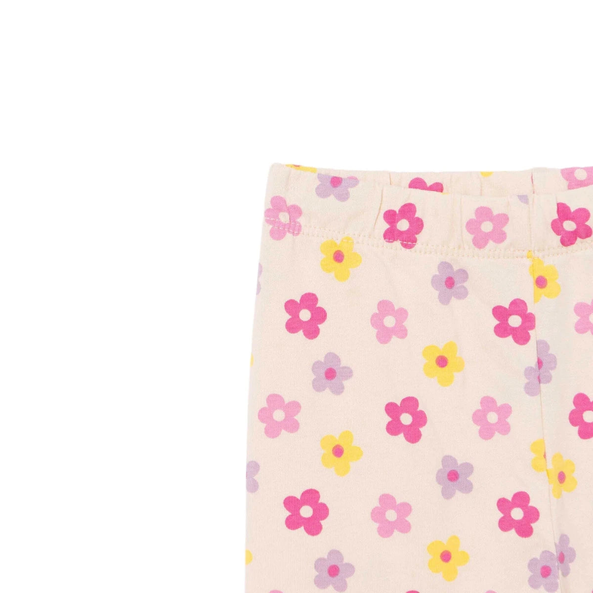 HelloBaby Single Jersey Baby Leggings (3-6 Months to 4-5 Years) Ecru Printed - ebebek