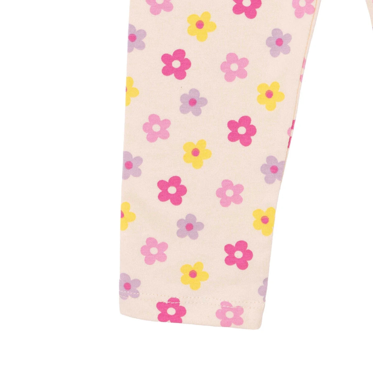 HelloBaby Single Jersey Baby Leggings (3-6 Months to 4-5 Years) Ecru Printed - ebebek
