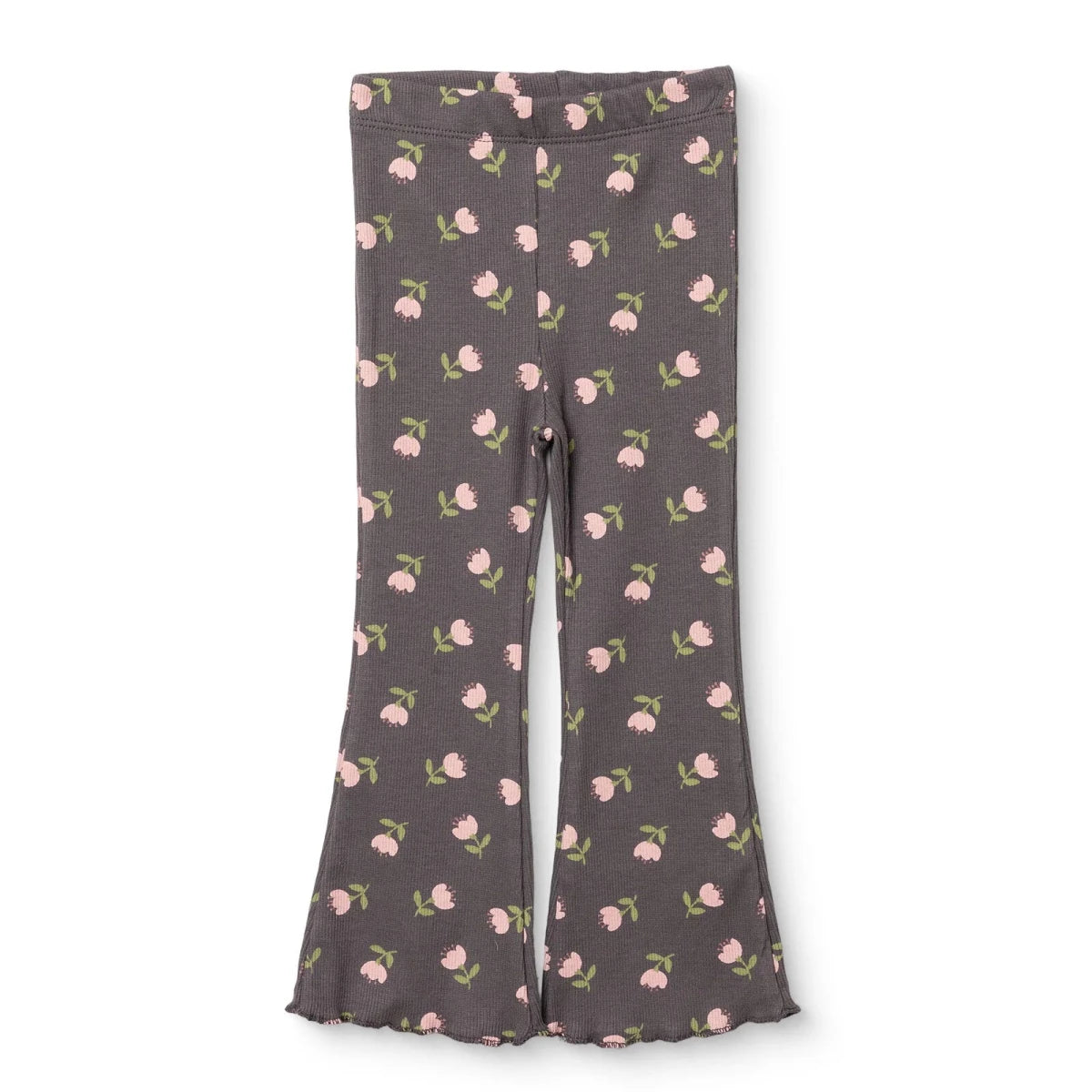 HelloBaby Ribbed Baby Leggings (6-9 Months to 4-5 Years) Grey Printed - ebebek