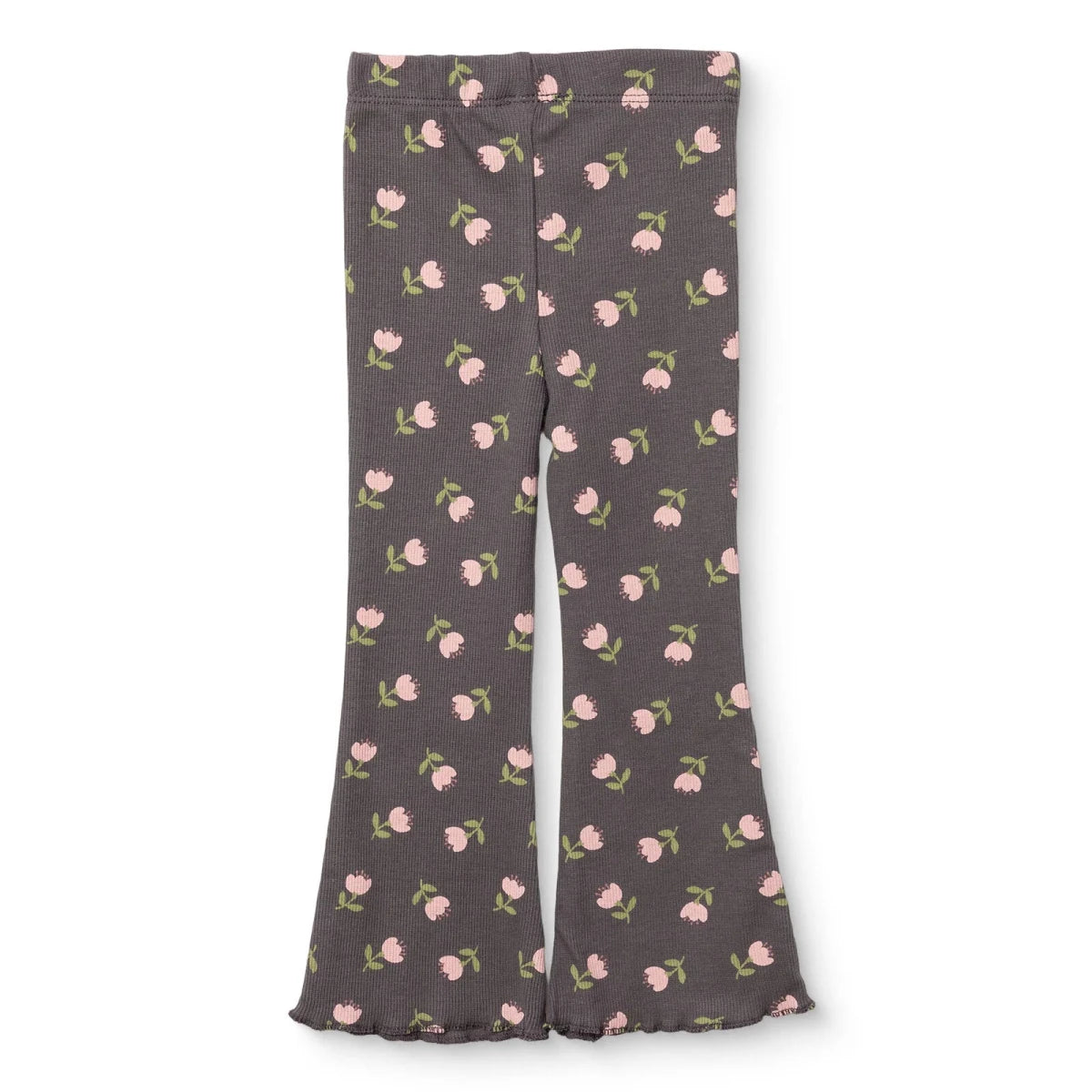 HelloBaby Ribbed Baby Leggings (6-9 Months to 4-5 Years) Grey Printed - ebebek