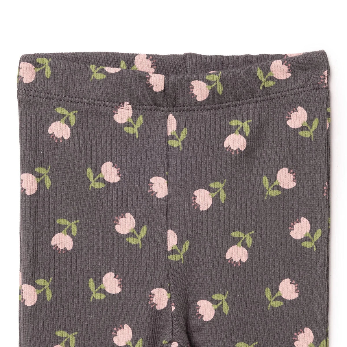 HelloBaby Ribbed Baby Leggings (6-9 Months to 4-5 Years) Grey Printed - ebebek