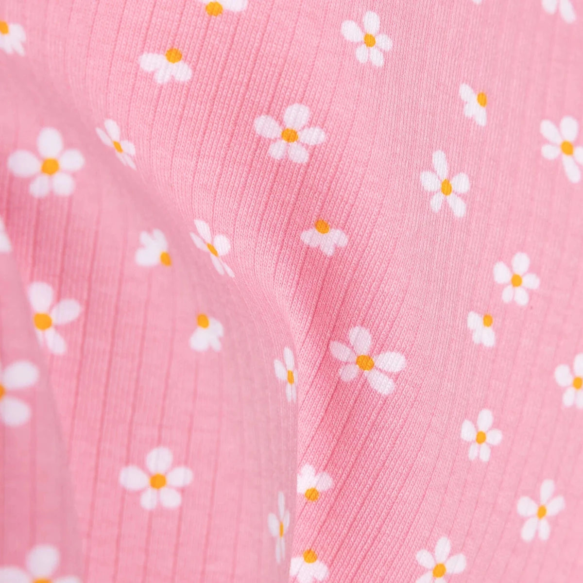 HelloBaby Daisy Print Long Sleeve Baby T-Shirt (3-6 Months to 2-3 Years) Pink Printed - ebebek