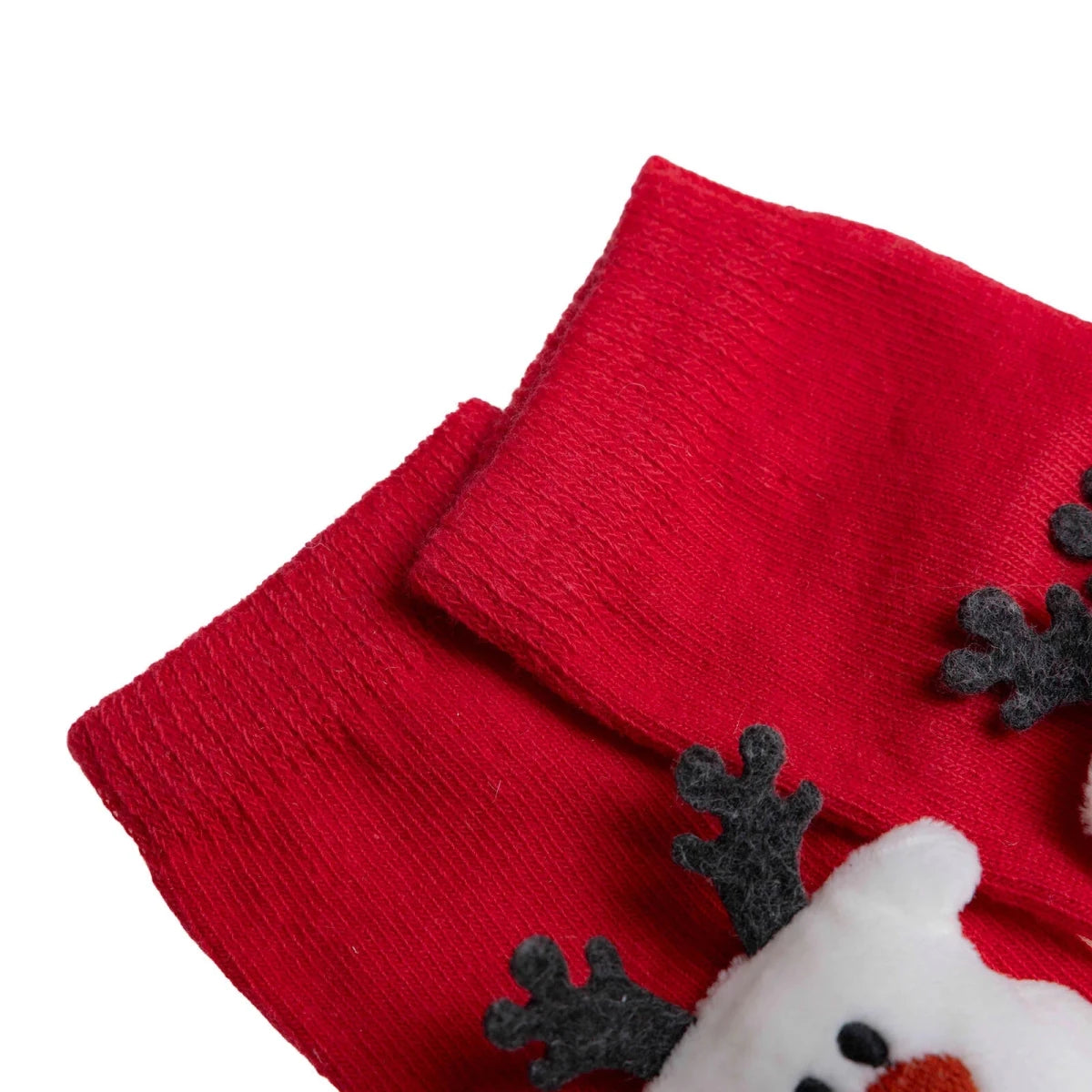 HelloBaby Reindeer Print Animal Novelty Baby Socks (Newborn to 12 Months) Red - ebebek