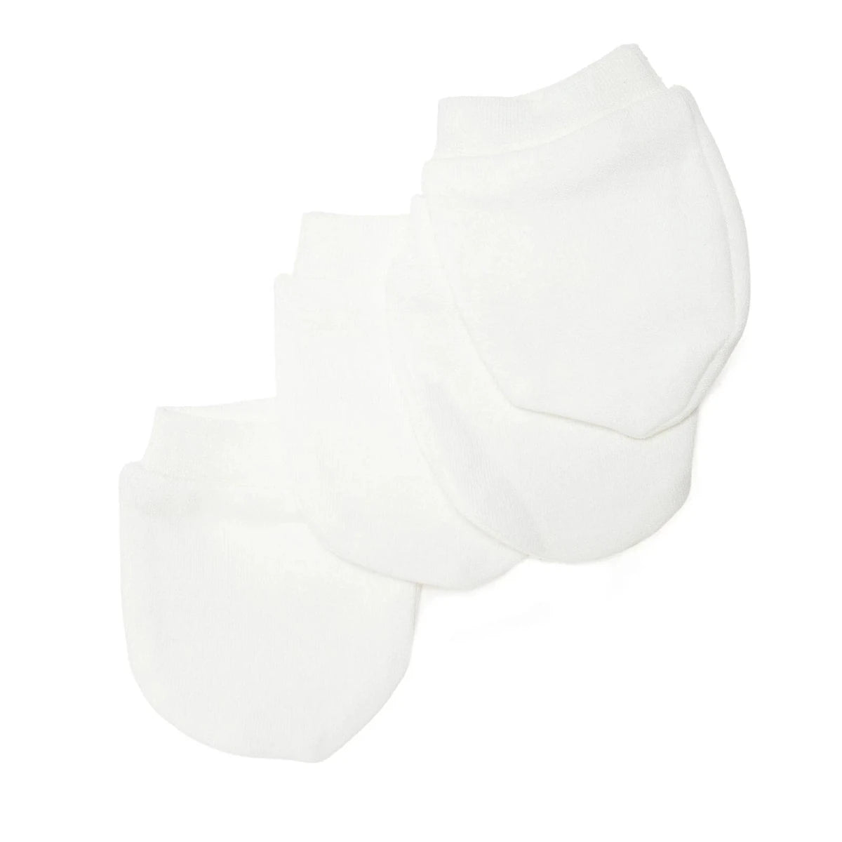 HelloBaby Interlock Baby Scratch Mitts (Newborn) Ecru - ebebek