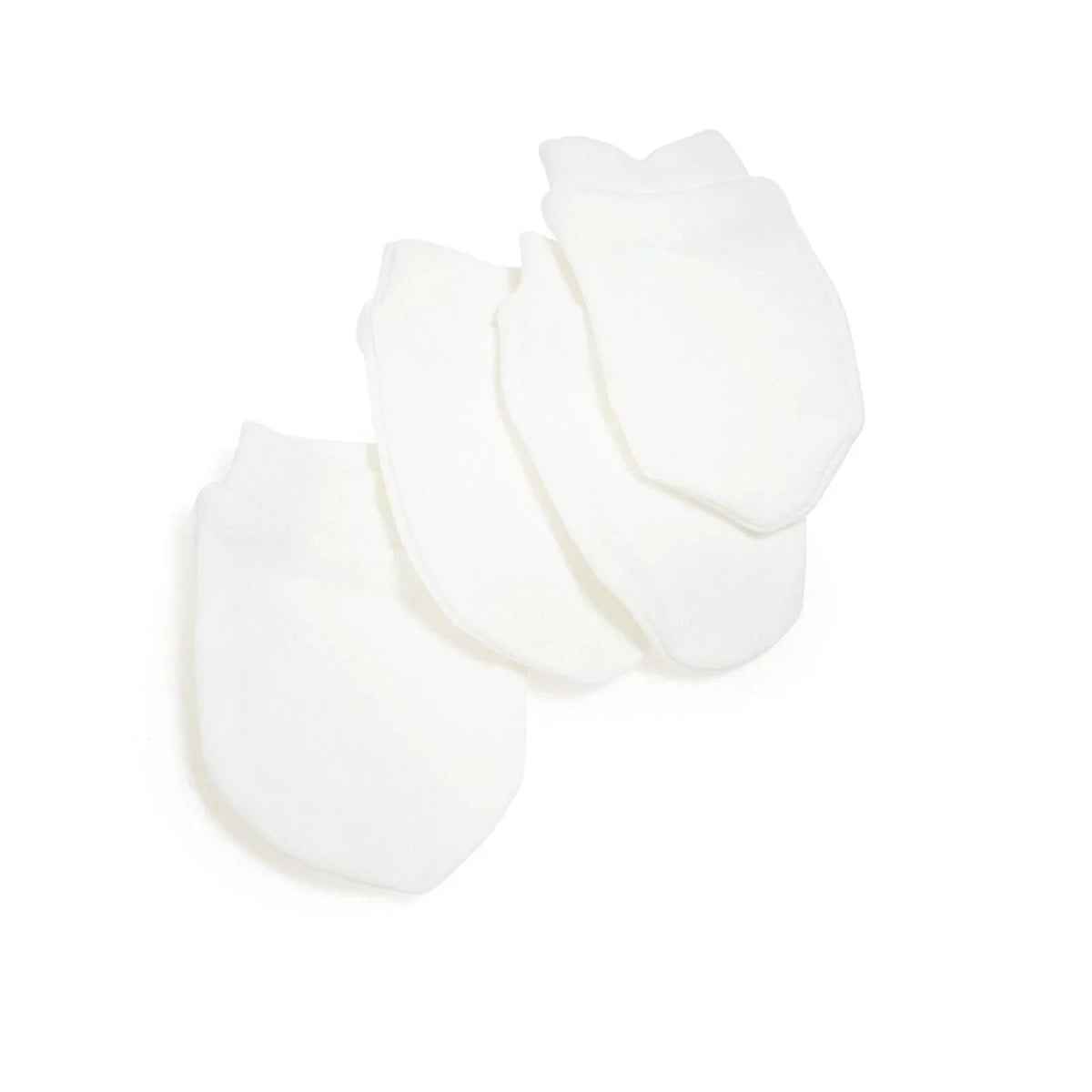 HelloBaby Interlock Baby Scratch Mitts (Newborn) Ecru - ebebek