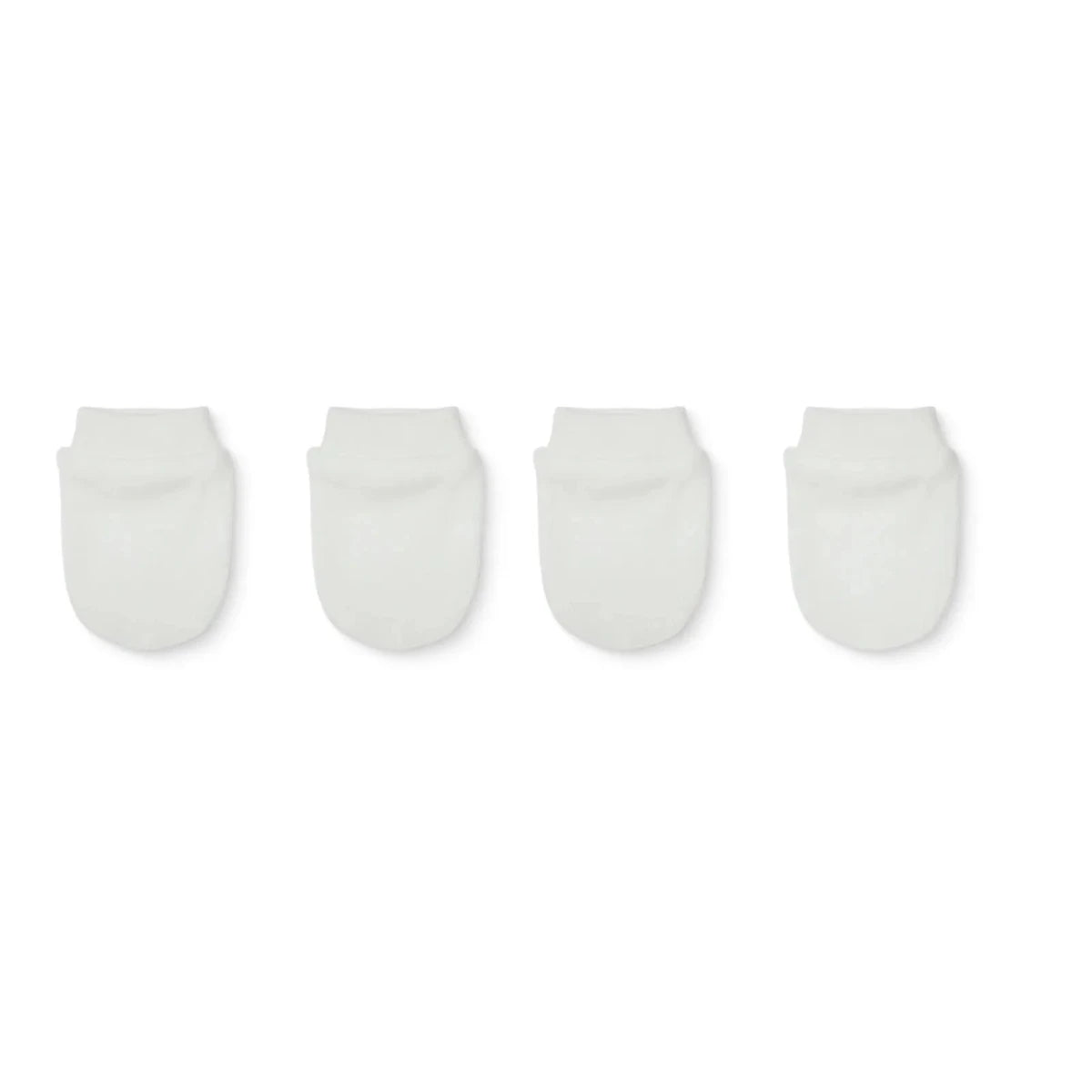 HelloBaby Interlock Baby Scratch Mitts (Newborn) Ecru - ebebek