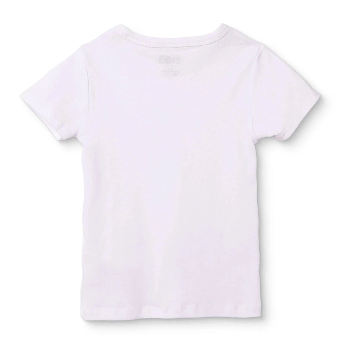 HelloBaby Short Sleeve Ribbed Baby Vest (12 Months to 4-5 Years) White - ebebek