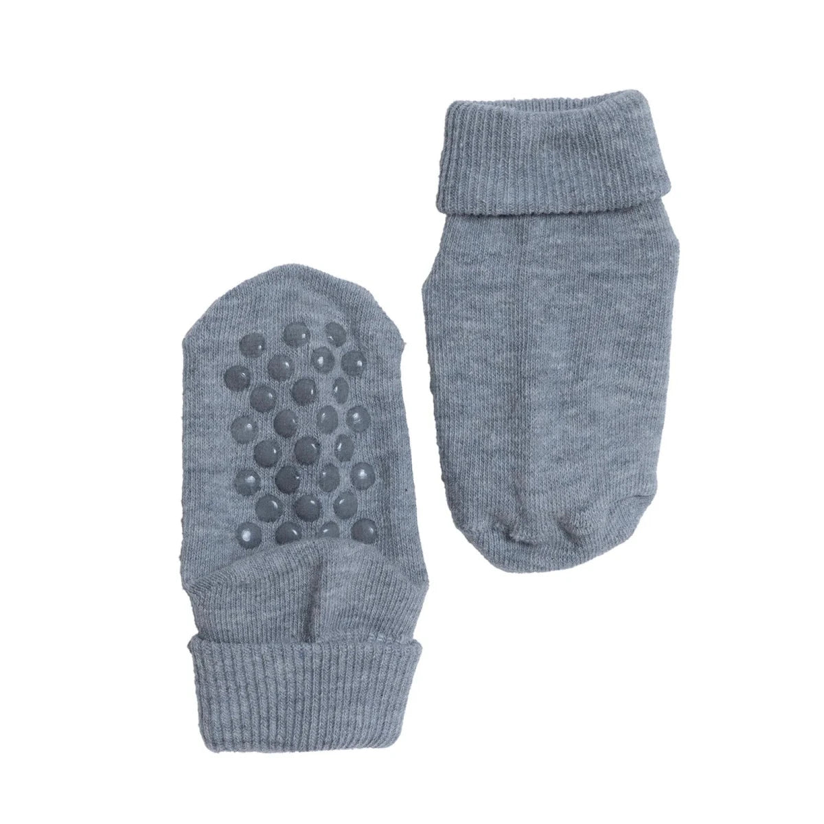 HelloBaby 3 Pack Roll-Top Baby Socks (Newborn to 12-24 Months) Grey - ebebek