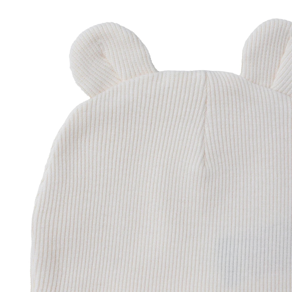 HelloBaby Slogan Print Ribbed Baby Hat (Newborn) Ecru - ebebek