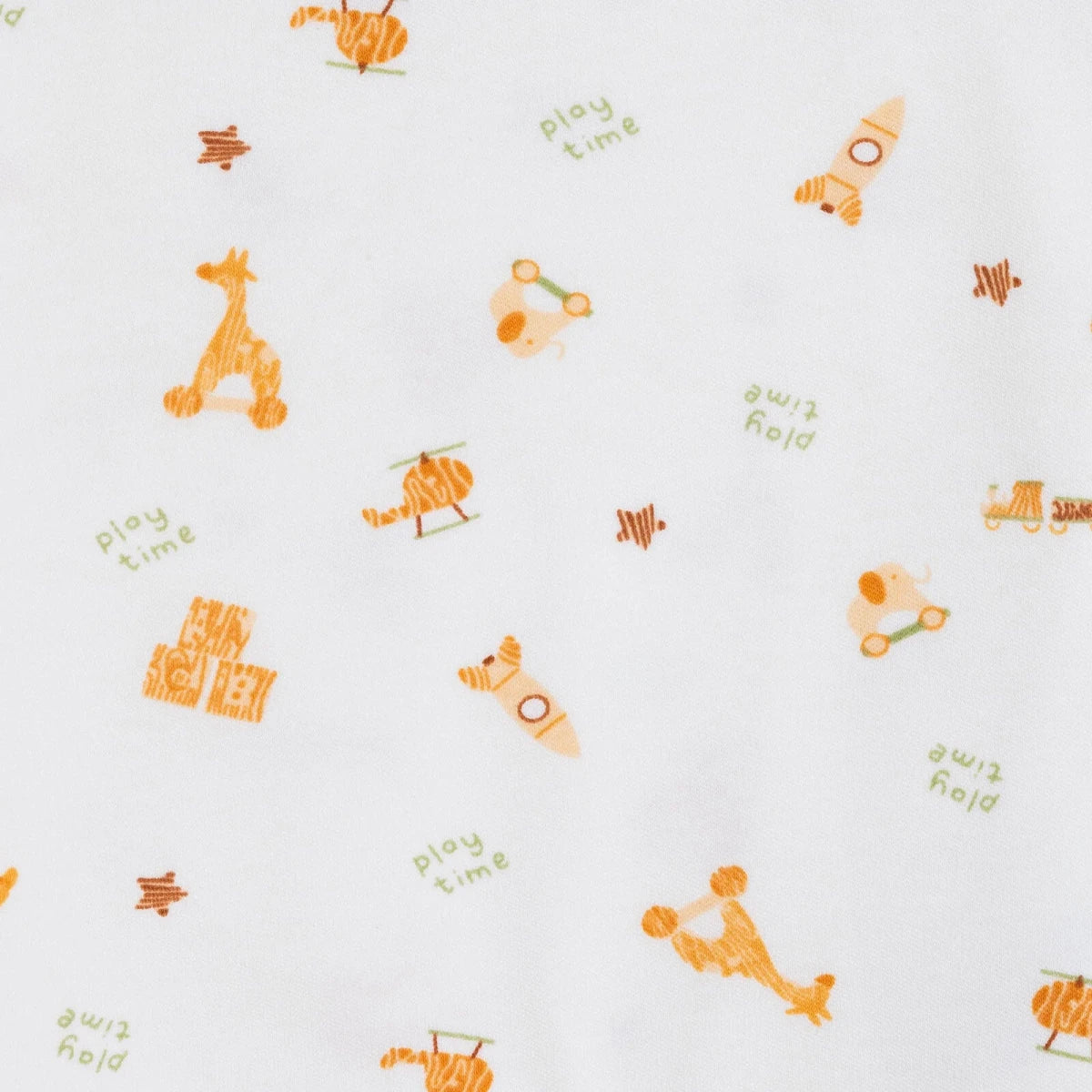 Little Dreams Rocket Print Jersey Baby Blanket (80 x 90 cm) Ecru - ebebek