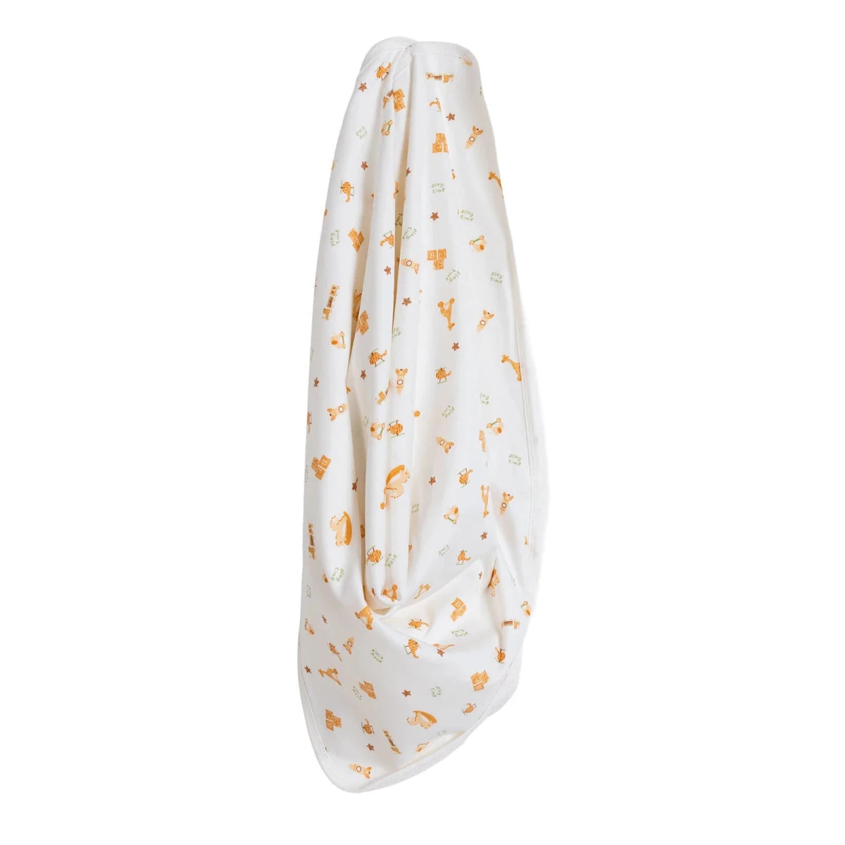 Little Dreams Rocket Print Jersey Baby Blanket (80 x 90 cm) Ecru - ebebek