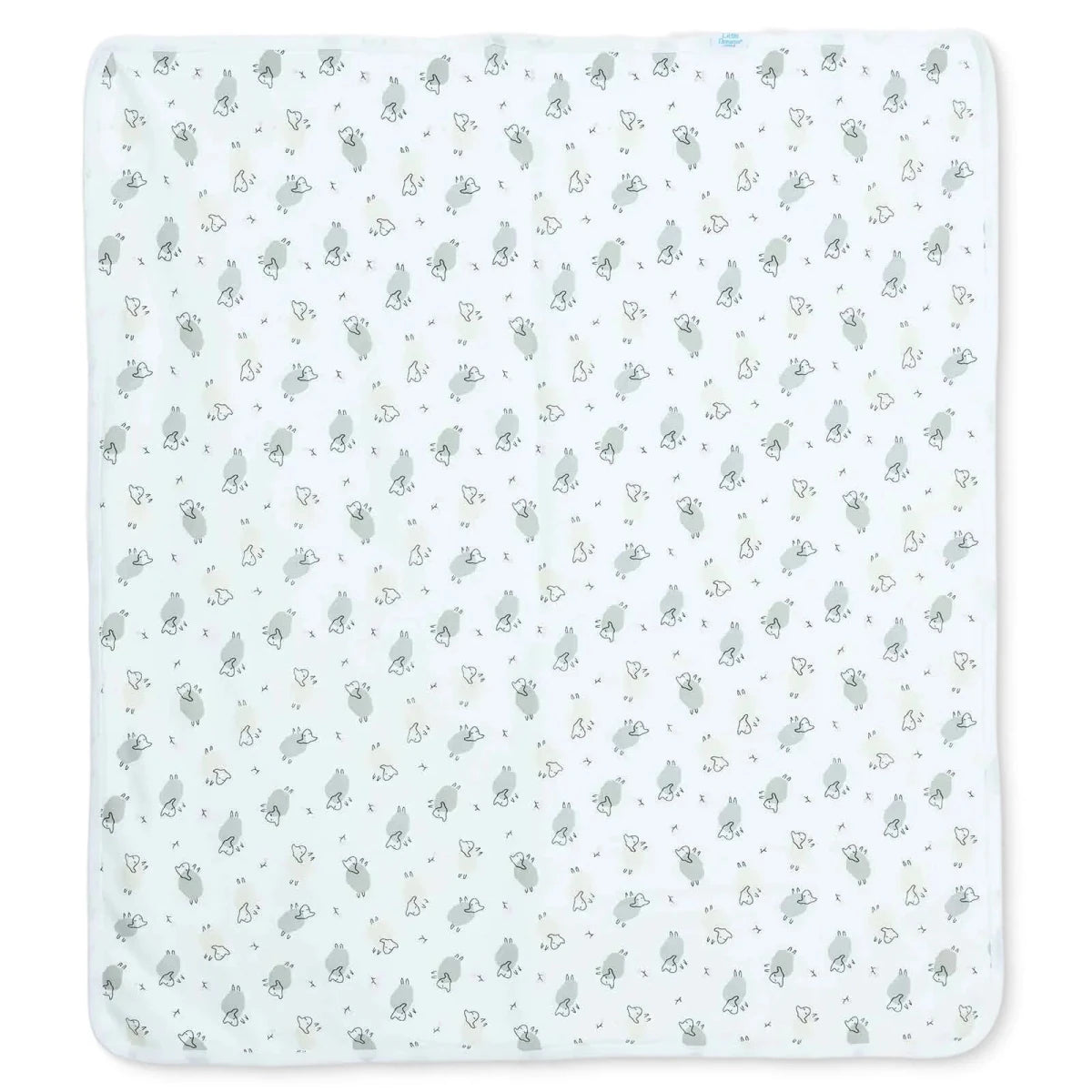Little Dreams Animal Print Jersey Baby Blanket (80 x 90 cm) Ecru - ebebek