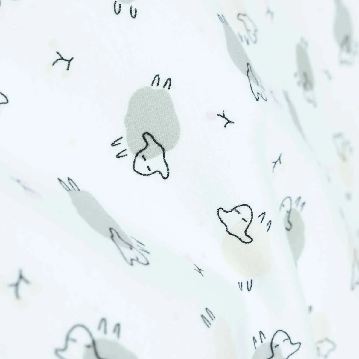 Little Dreams Animal Print Jersey Baby Blanket (80 x 90 cm) Ecru - ebebek