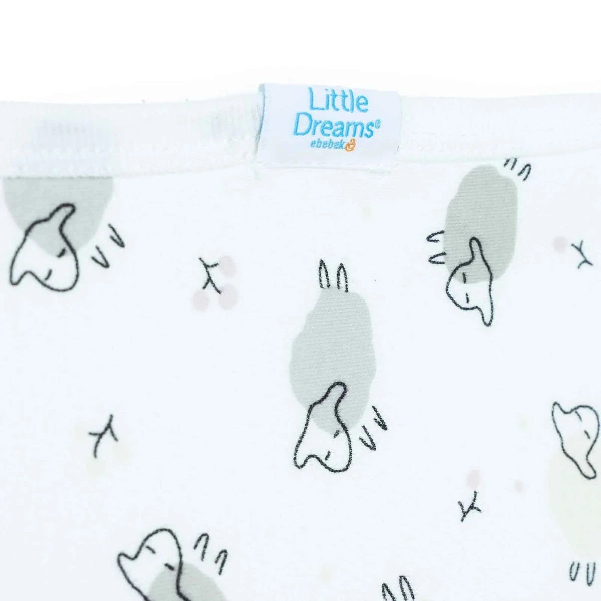 Little Dreams Animal Print Jersey Baby Blanket (80 x 90 cm) Ecru - ebebek