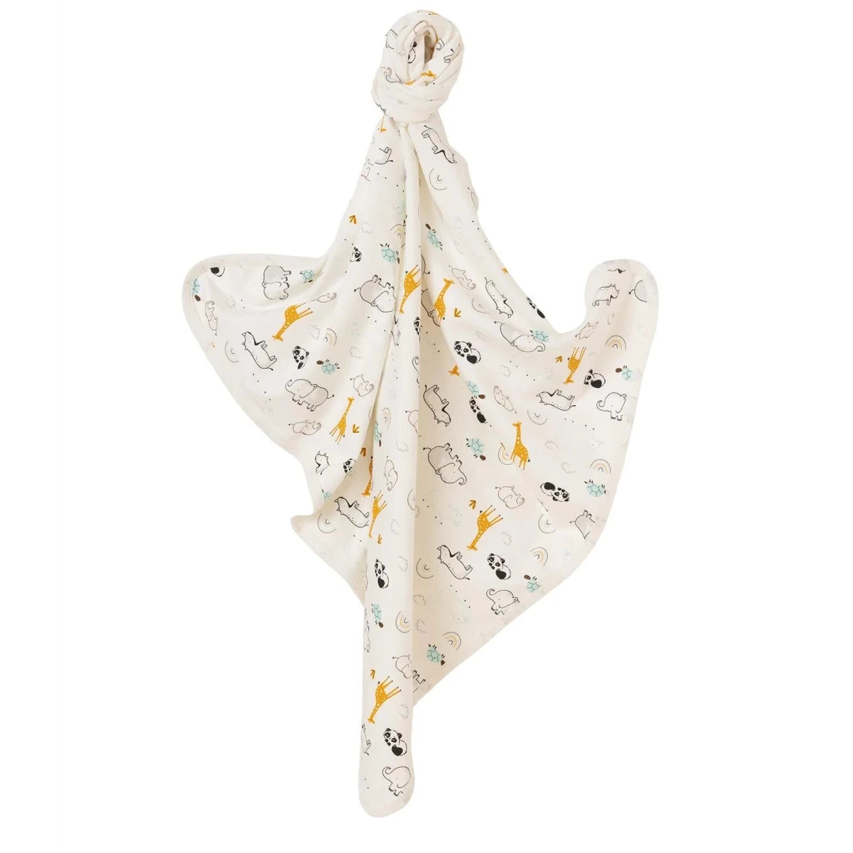 Little Dreams Animal Print Jersey Baby Blanket (80 x 90 cm) Ecru - ebebek