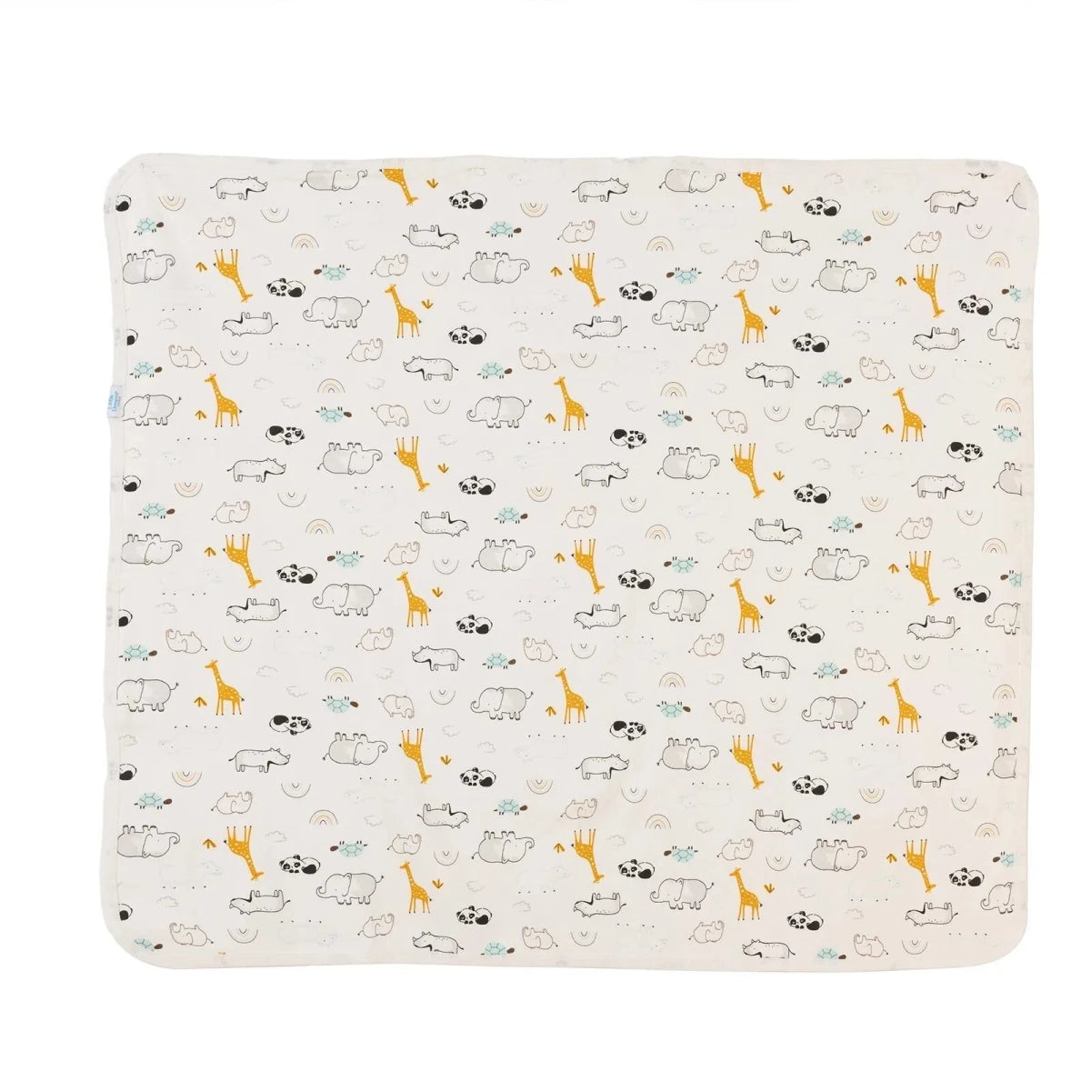 Little Dreams Animal Print Jersey Baby Blanket (80 x 90 cm) Ecru - ebebek