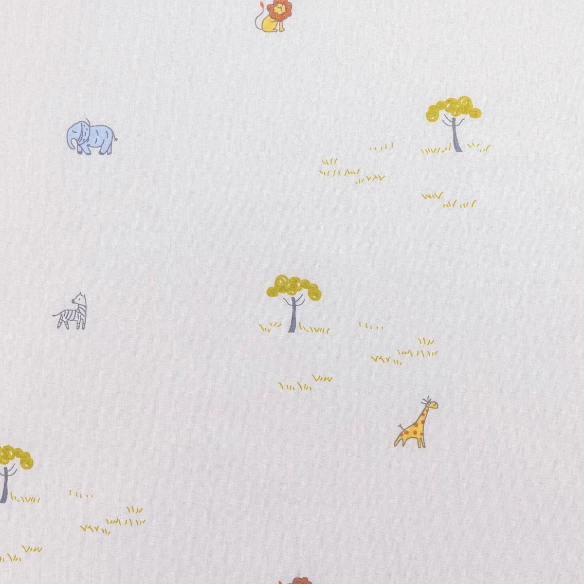 Little Dreams Animal Print Cot Bed Sheet Set (70 x 140 cm) Ecru Printed - ebebek