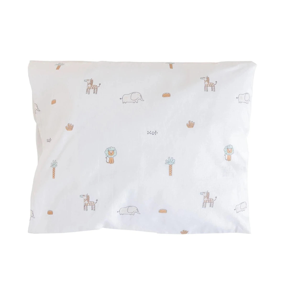 Little Dreams Animal Print Baby Duvet Cover Set (100 x 150 cm) Ecru Printed - ebebek