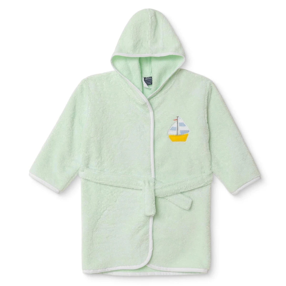 Mollia Nautical Print Hooded Baby Bathrobe (2 Years to 5 Years) Multicolour - ebebek