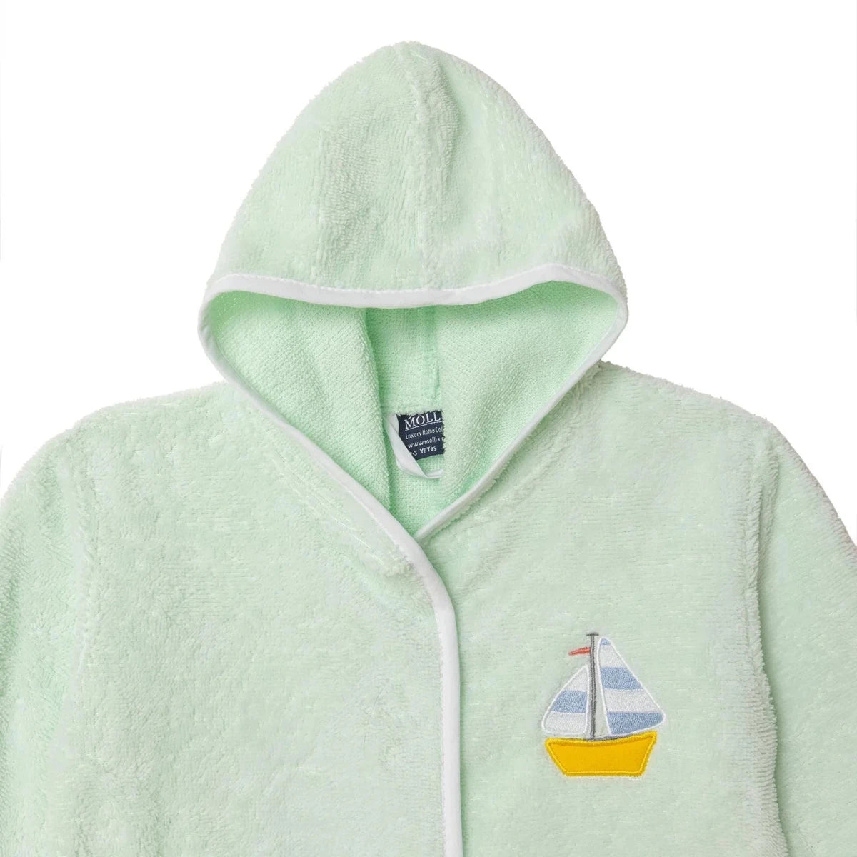 Mollia Nautical Print Hooded Baby Bathrobe (2 Years to 5 Years) Multicolour - ebebek