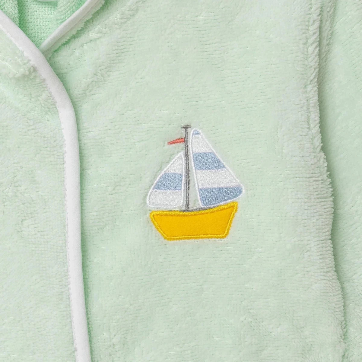 Mollia Nautical Print Hooded Baby Bathrobe (2 Years to 5 Years) Multicolour - ebebek
