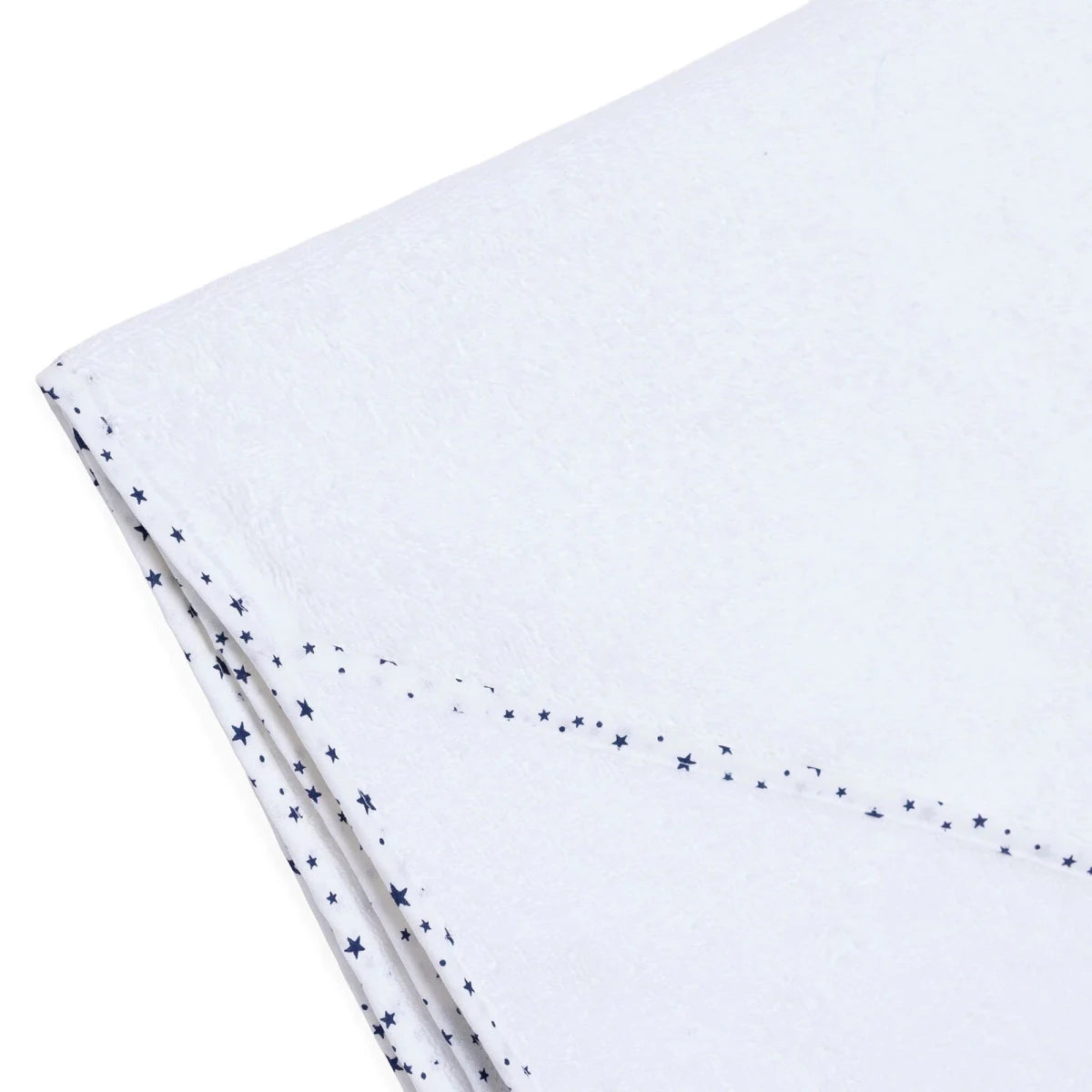 Mollia Star Print Baby Bath Towel (75 x 75 cm) White - ebebek