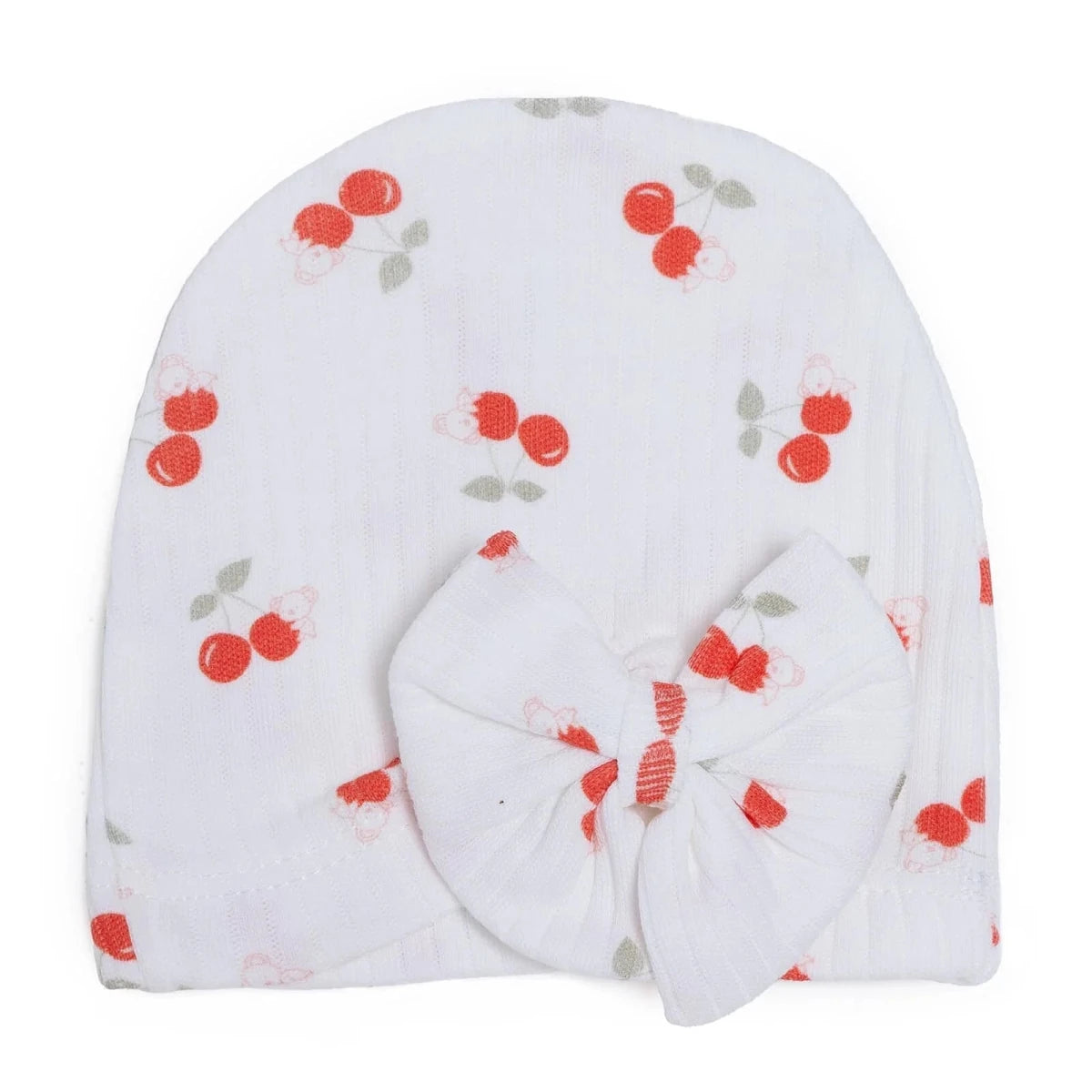 Tiffany 4 Piece Cherry Print Premature Baby Hospital Bag Set Ecru - ebebek
