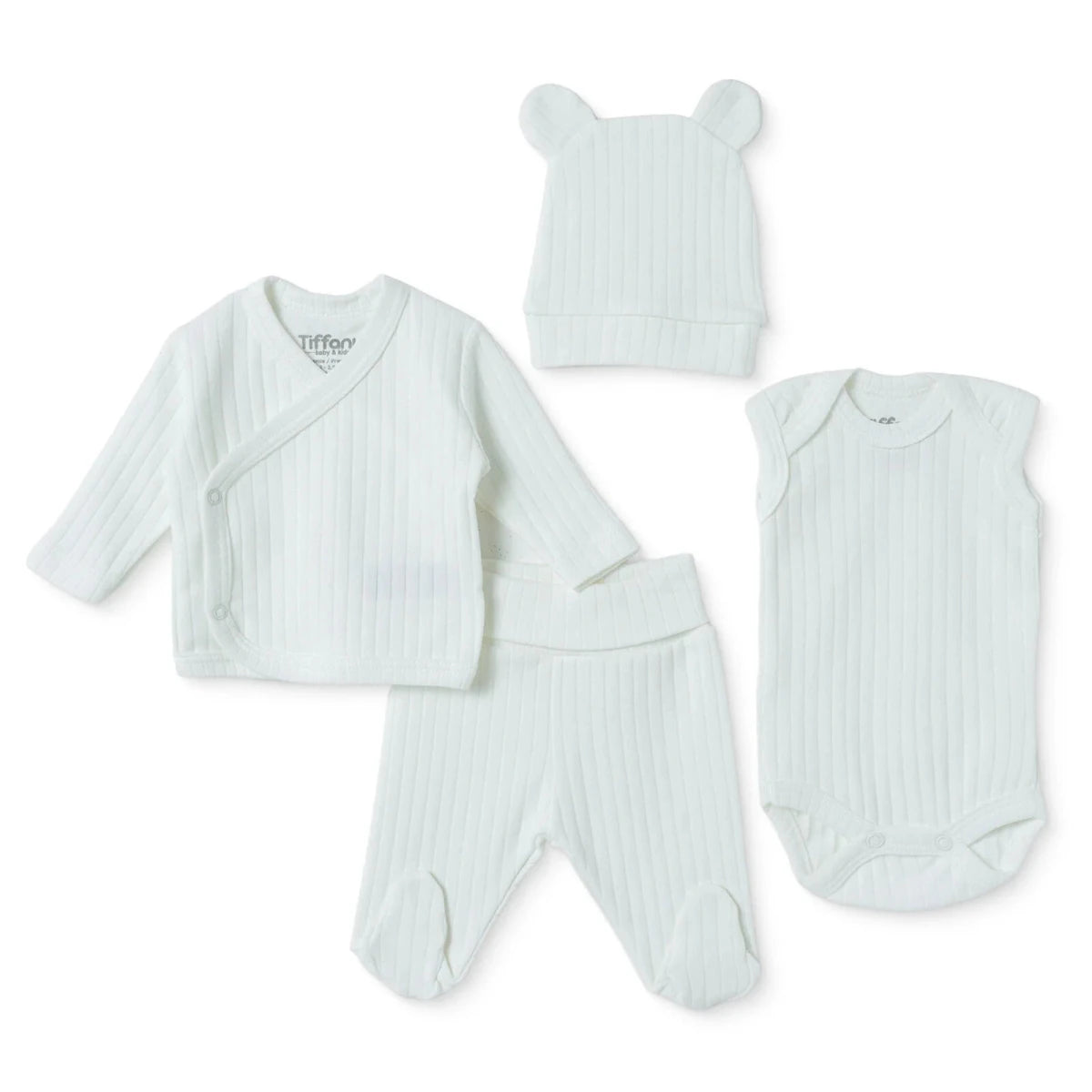 Tiffany 4 Piece Premature Baby Hospital Bag Set Ecru - ebebek