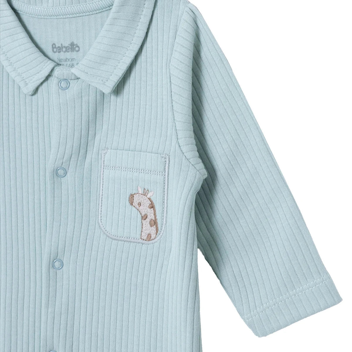 Bebetto Long Sleeve Baby Sleepsuit with Feet (Newborn to 6-9 Months) Multicolour - ebebek