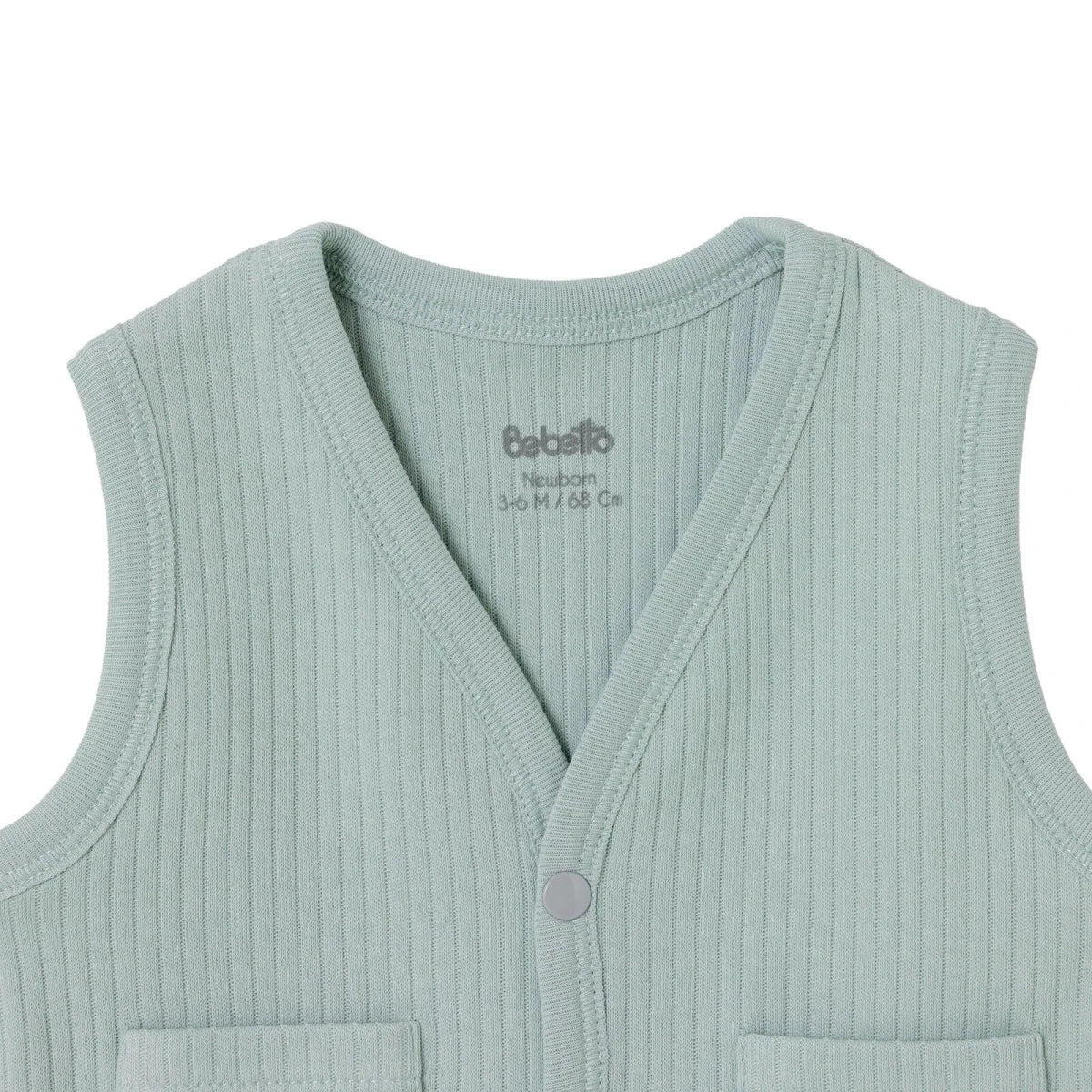 Bebetto Pocket V Neck Animal Print Baby Gilet (1-3 Months to 12 Months) Multicolour - ebebek