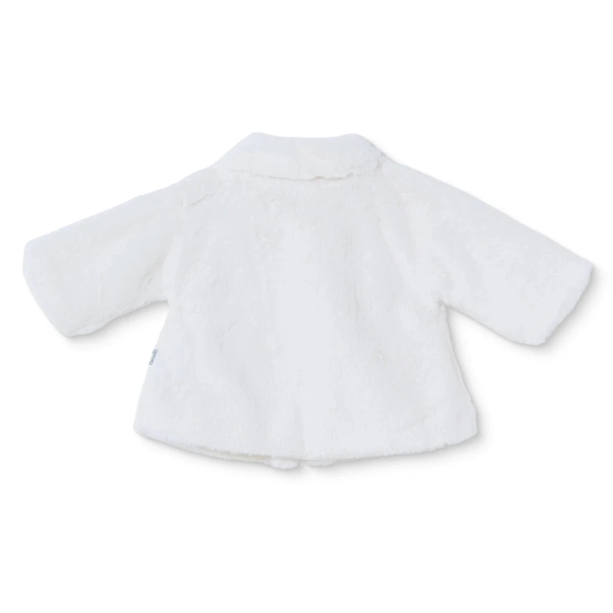 Bebetto Plush Baby Cardigan (1-3 Months to 12 Months) Ecru - ebebek