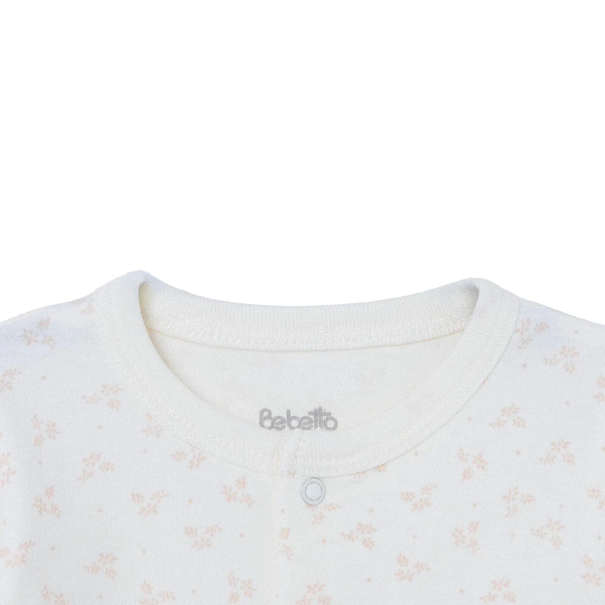 Bebetto Floral Print Baby Sweatshirt & Leggings Set (1-3 Months to 12 Months) Ecru - ebebek