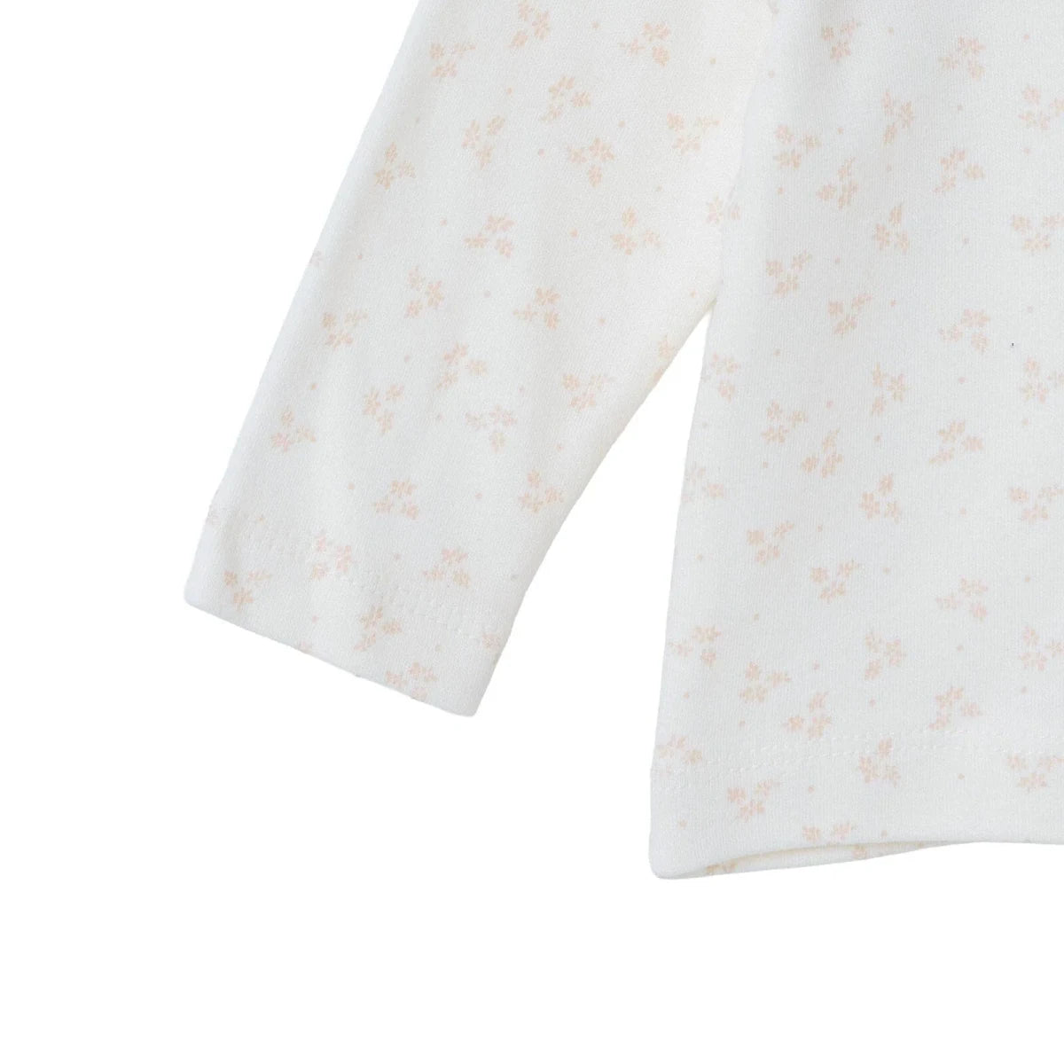 Bebetto Floral Print Baby Sweatshirt & Leggings Set (1-3 Months to 12 Months) Ecru - ebebek