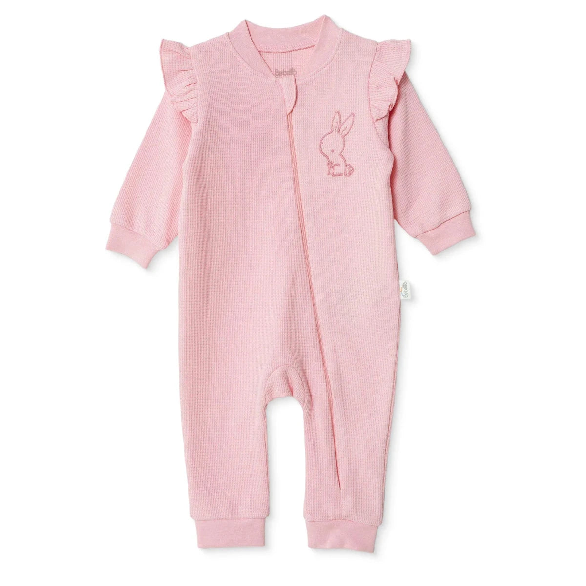 Bebetto Long Sleeve Footless Baby Sleepsuit (1-3 Months to 12 Months) Pink - ebebek